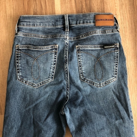 Women’s Calvin Klein blue wash high rise skinny size 6 - Picture 6 of 6
